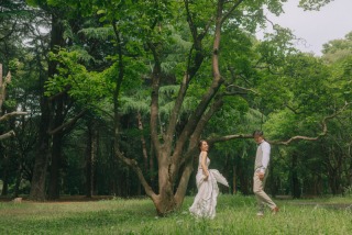 【洋装ロケーション】都会の森に包まれて