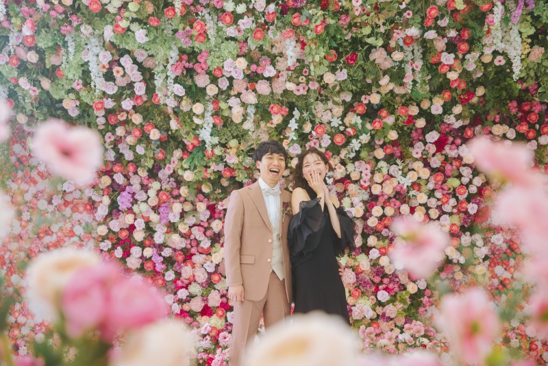 たくさんのお花に囲まれて思い出に残る時間を