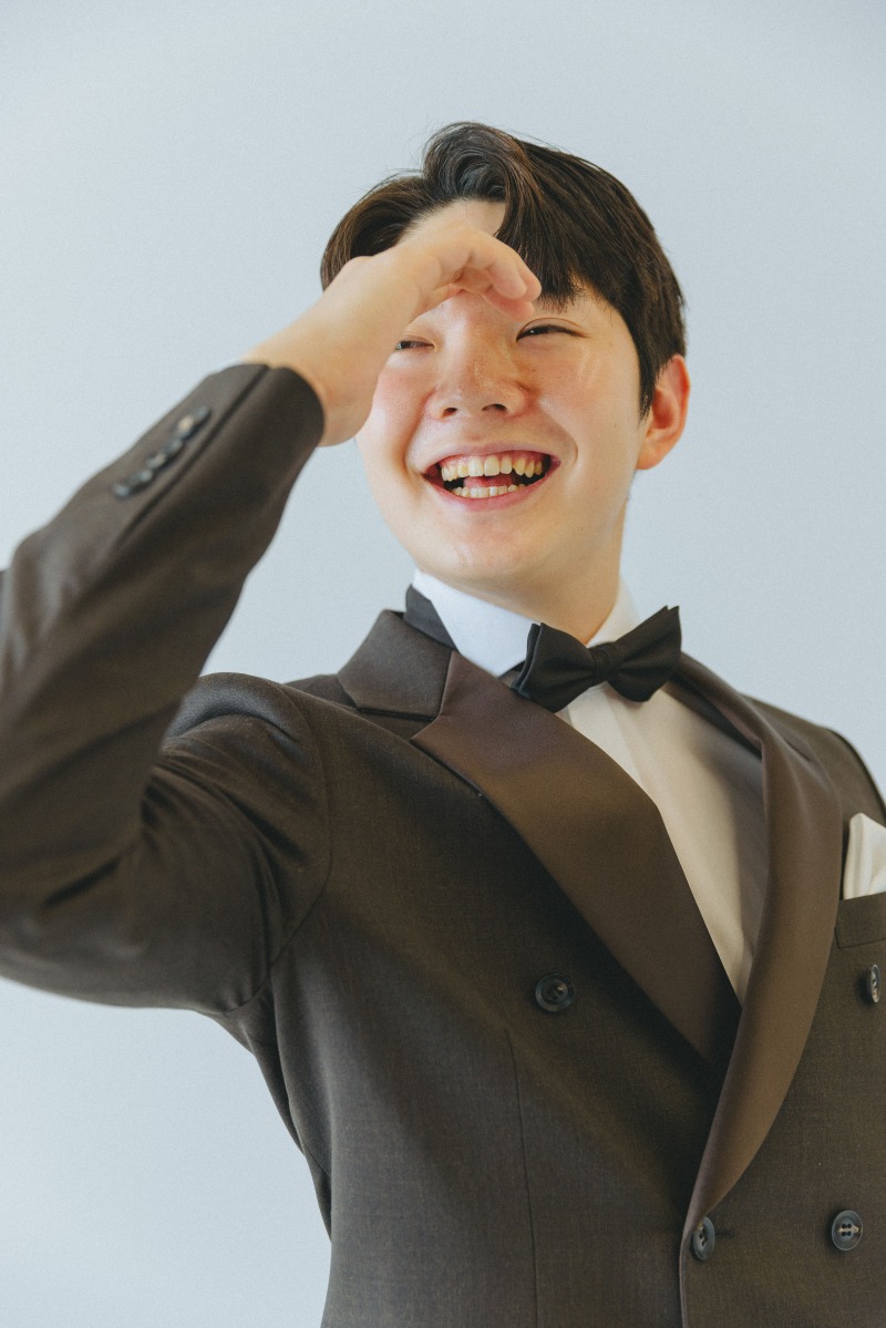 新郎さまもソロショットを！