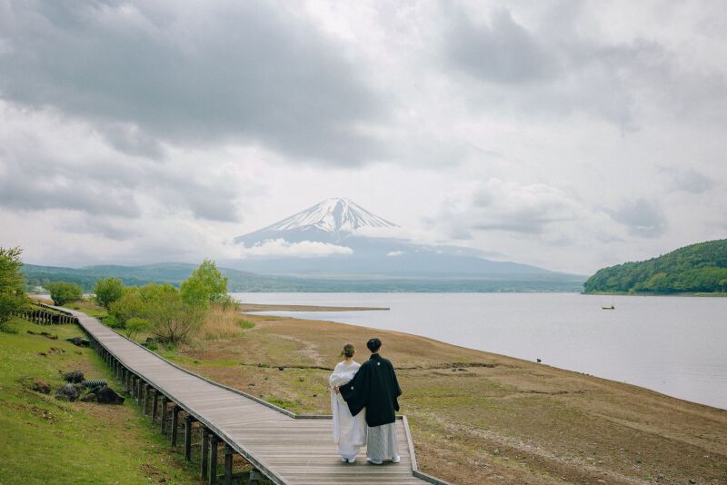 富士を望む未来への道