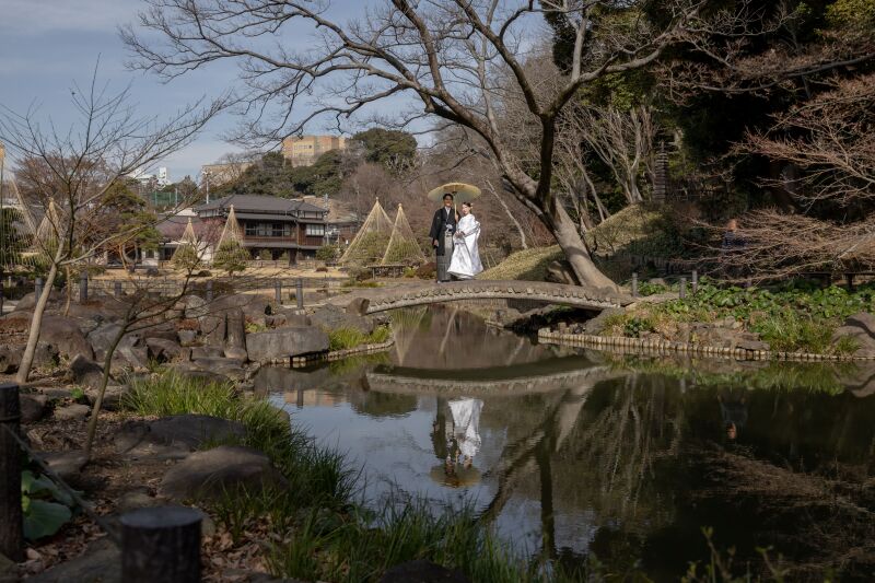 水鏡に映る門出