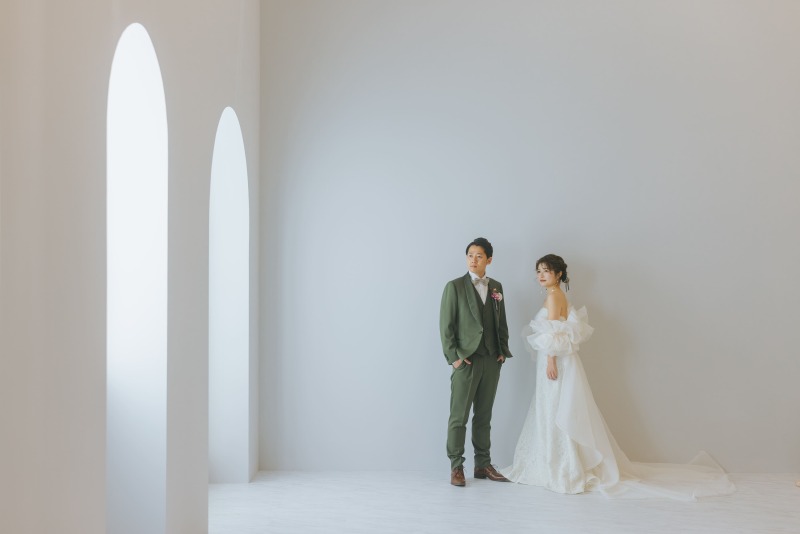 広々としたスタジオで