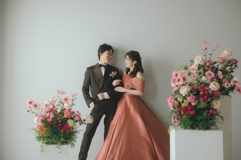 真っ白なキャンバスにお二人という花を添えて