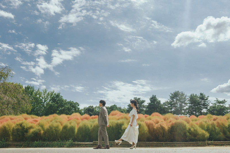 お花畑の中で過ごす特別な時間♪