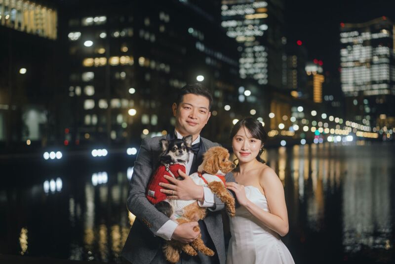 煌めく夜に寄り添う家族