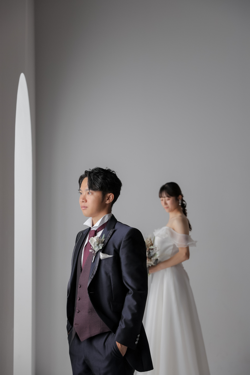 光をまとった横顔