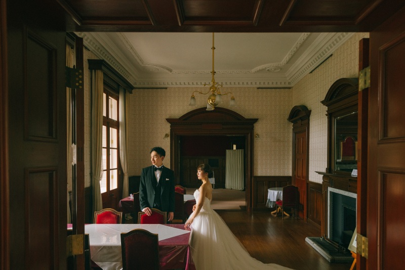 館内にある洋室で撮影するカットはとっても絵になる