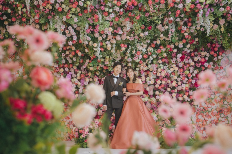 たくさんのお花に囲まれた撮影が叶うスポット
