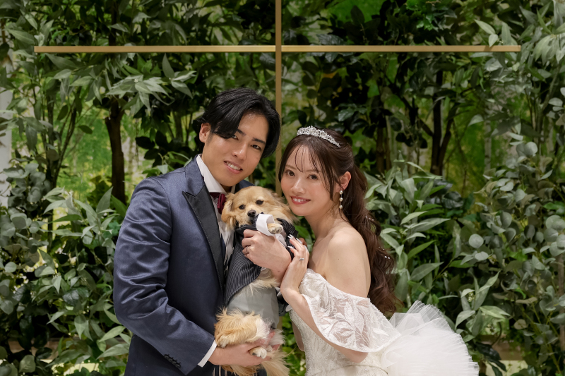 家族と迎える晴れの日