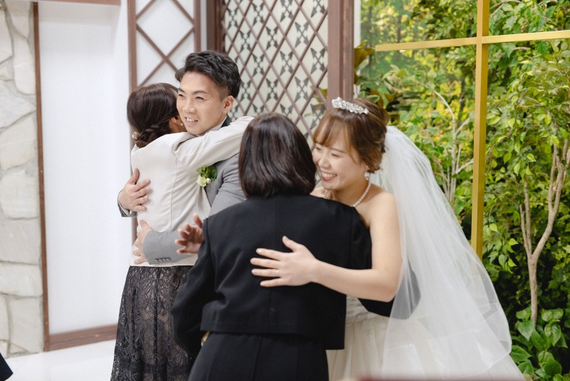 ご家族との写真撮影も可能。感動の瞬間を写真に収める