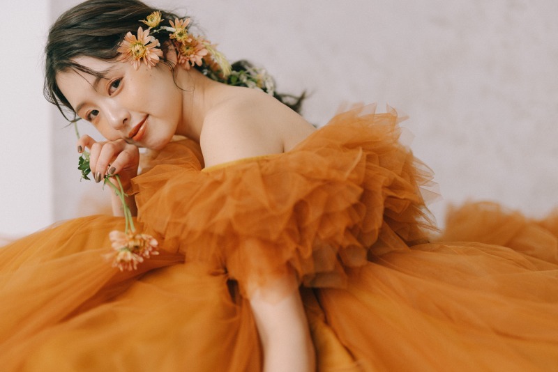 ドレスのサイズの補正あり！