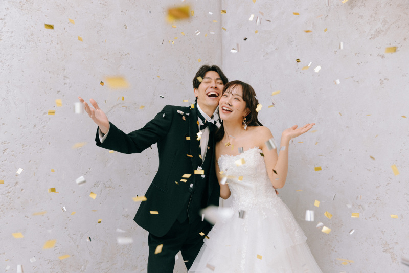 シンプルでおしゃれなスタジオでの撮影も可能!