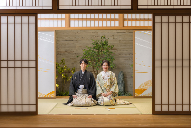 本格家屋の日本庭園スタジオ