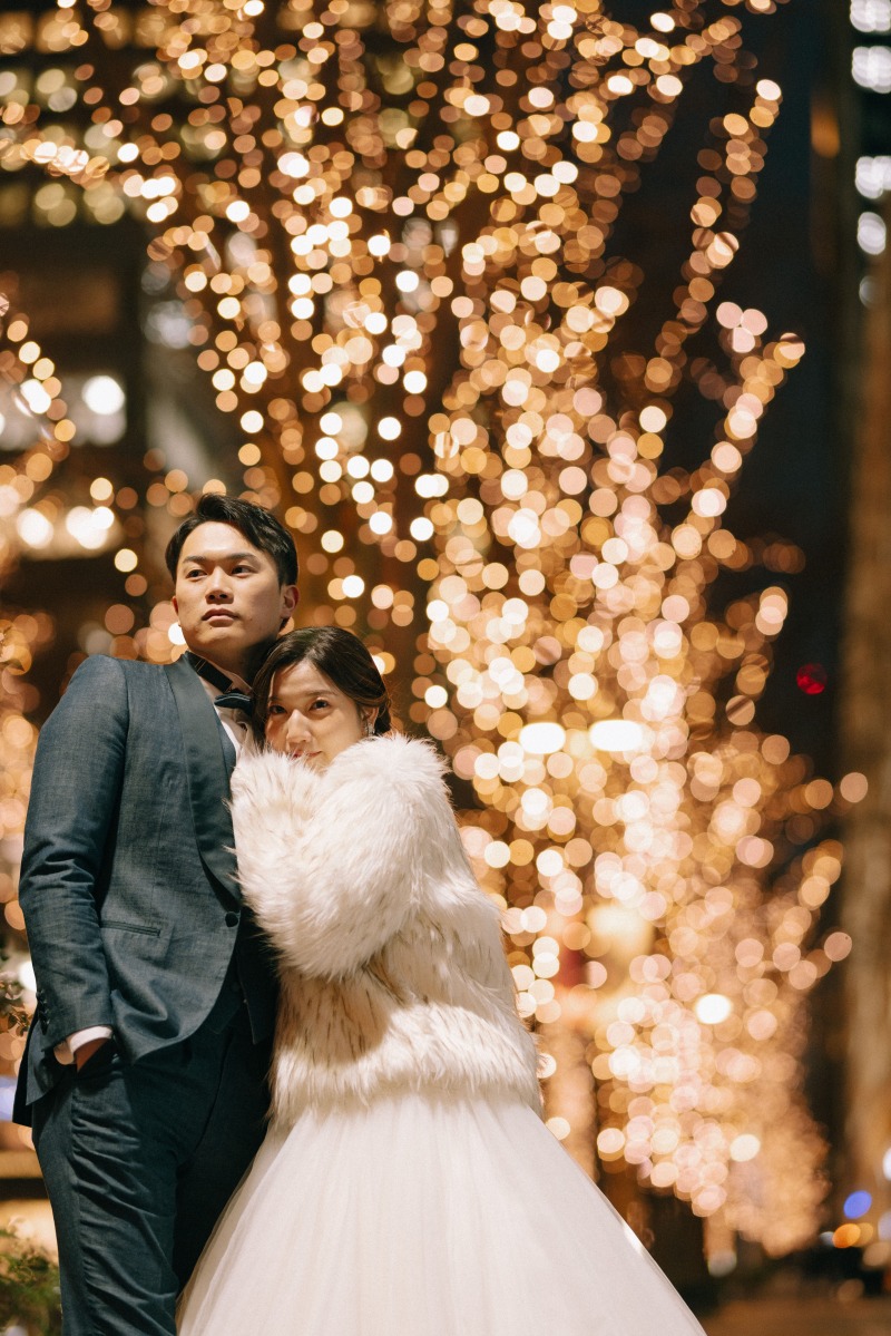 イルミネーションの光に囲まれて幻想的な写真を残そう