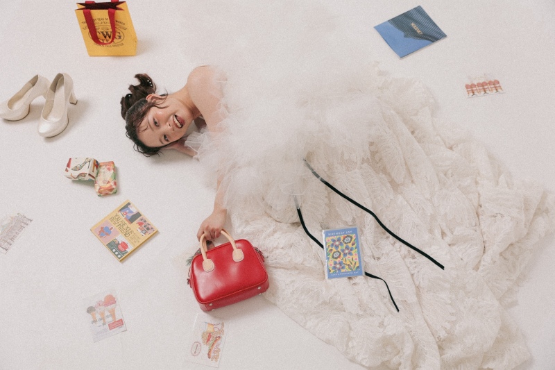 こちらはクロリスタッフの撮影会でのお写真です!お客様のお持ち込みくださったグッズを活かして、可愛い世界観を作って参ります✨