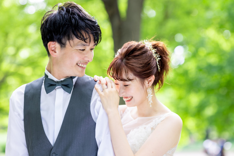 等身大のお二人の笑顔を引き出すお写真をしっかり残せる。良いお写真はもちろん思い出の時間も大切に。