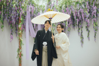 【2月末までの撮影限定！】和装スタジオ撮影プラン◆屋内庭園スタジオでの撮影が叶う。全カットデータ+ヘアメイク+和装小物付