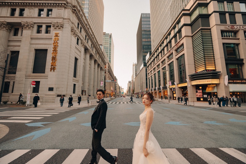 【歴史的建築など雰囲気のある写真】日本橋ドレスロケーションプラン◆全150カットデータ+ヘアセット&メイク付き