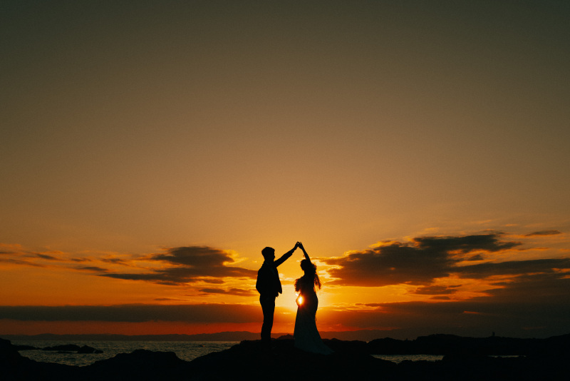 【自然がいっぱい♪】城ヶ島ドレスロケーション撮影プラン◆全カットデータ+ヘアセット&メイク+移動費込み♪