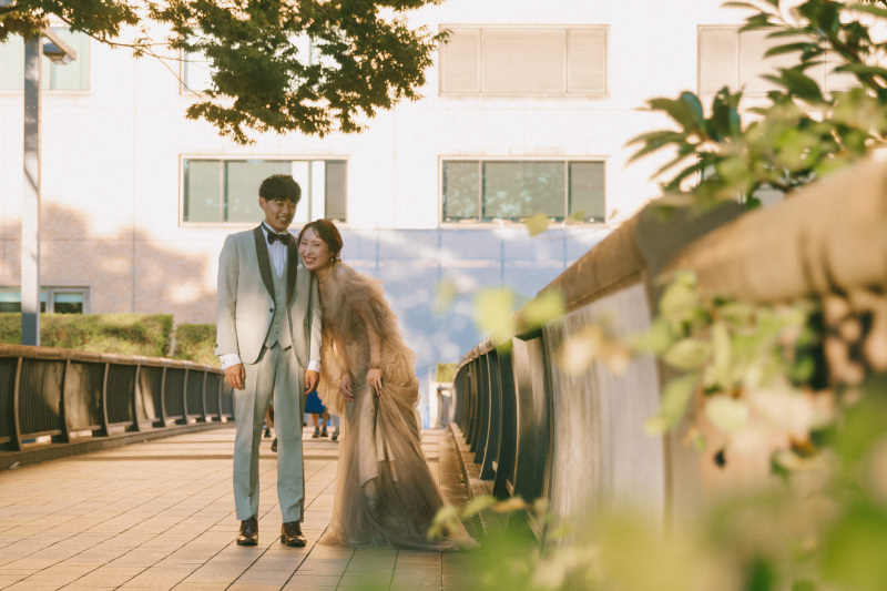【自然と都会の誘導した空間♪】新宿公園ドレスロケーションプラン◆全カットデータ+ヘアメイク込み
