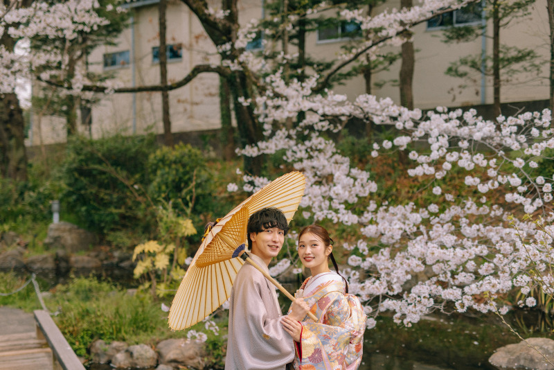 【受付開始！◆159,500円】桜・和装ロケーションプラン★桜前撮りがお得に叶うプラン♪