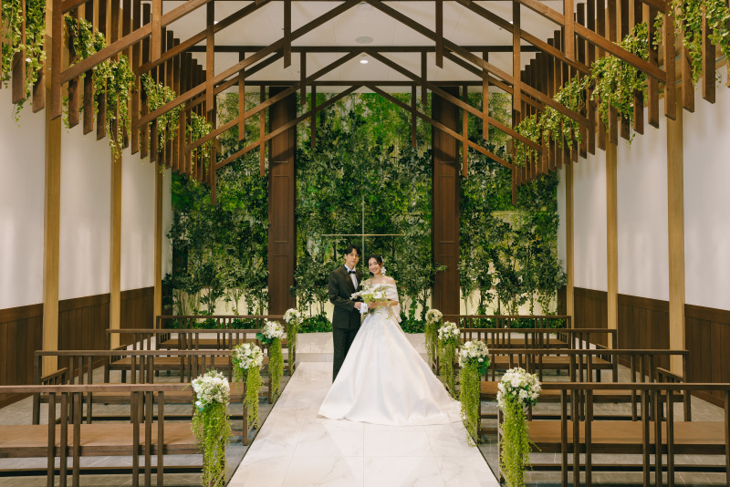 ※衣裳2着目無料!【本格チャペルスタジオで特別な時間を】チャペルフォトプラン◆撮影全データプラン付