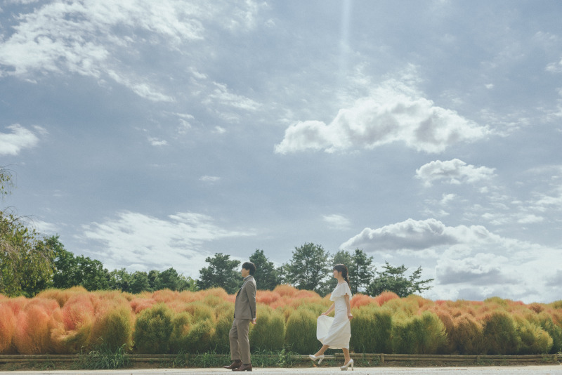 【自然がいっぱい♪】昭和記念公園ドレスロケーションプラン◆全カットデータ+ヘアメイク込み