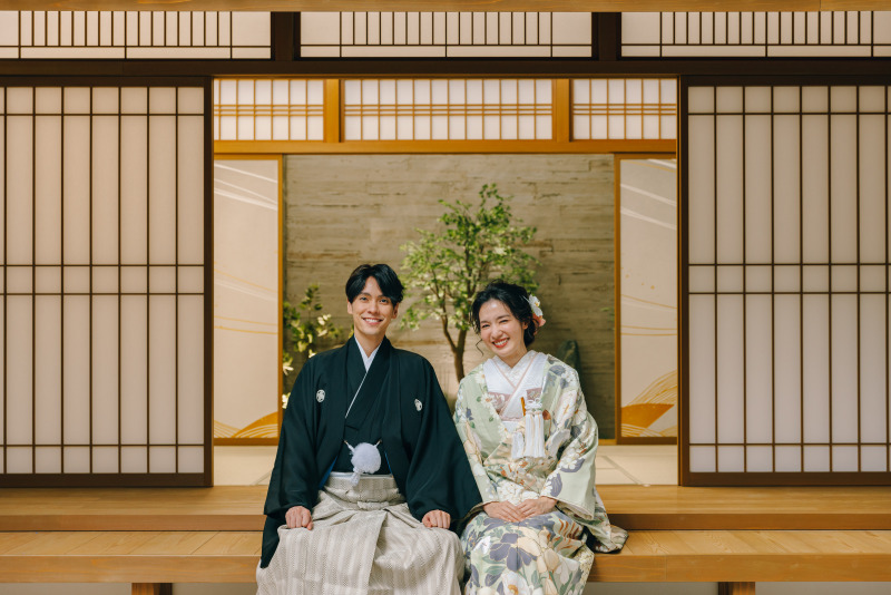 OPEN記念☆【和装2着目無料(色打掛+白無垢)キャンペーン!】本格屋内庭園スタジオプラン■≪和装10着無料付き≫