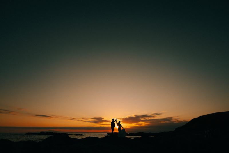 【自然がいっぱい♪】城ヶ島ドレスロケーション撮影プラン◆全カットデータ+ヘアセット&メイク+移動費込み♪