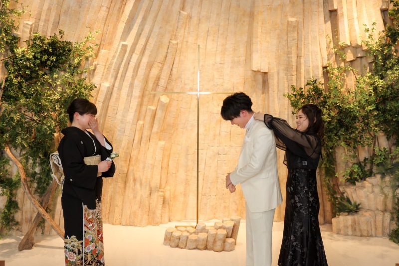 【家族写真プラン】ドレス2着スタジオ撮影♪ウエディングフォト+家族写真が叶う!全データ付