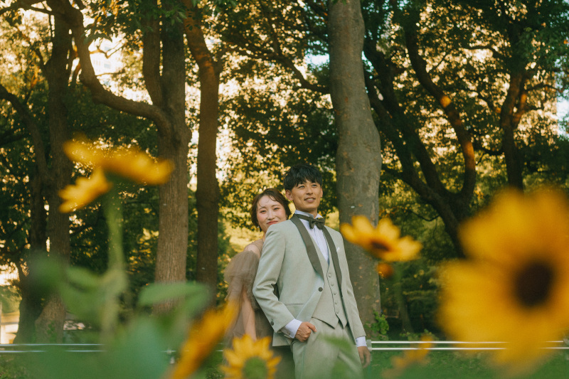 【自然と都会の誘導した空間♪】新宿公園ドレスロケーションプラン◆全カットデータ+ヘアメイク込み