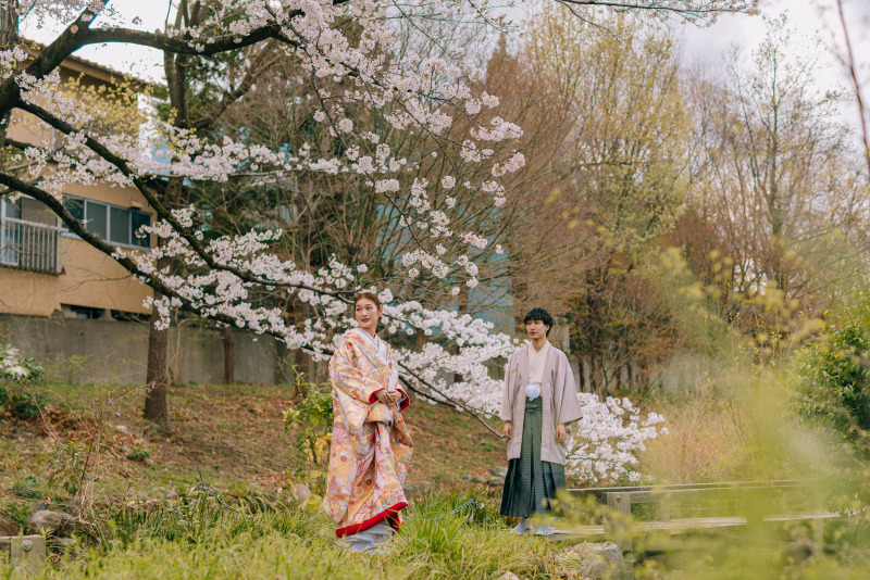 【受付開始！◆159,500円】桜・和装ロケーションプラン★桜前撮りがお得に叶うプラン♪