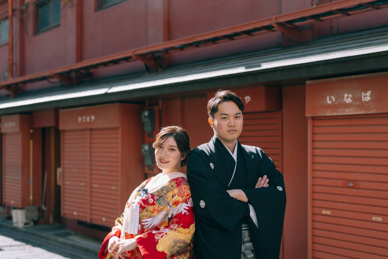 【和装にぴったり♪】浅草・和装ロケーションフォトプラン◆全150カットデータ+ヘアメイク&セット付