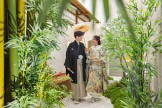 人気の和装スタジオとドレスロケーションの両方が楽しめるプラン