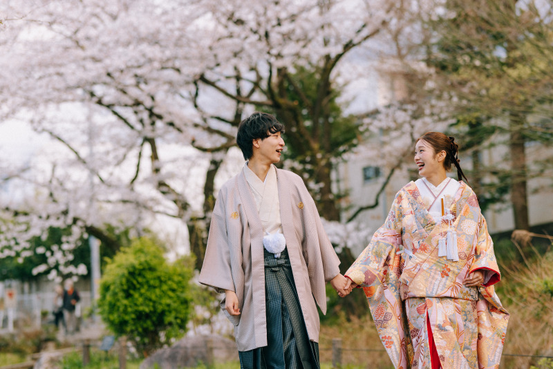 【受付開始！◆159,500円】桜・和装ロケーションプラン★桜前撮りがお得に叶うプラン♪