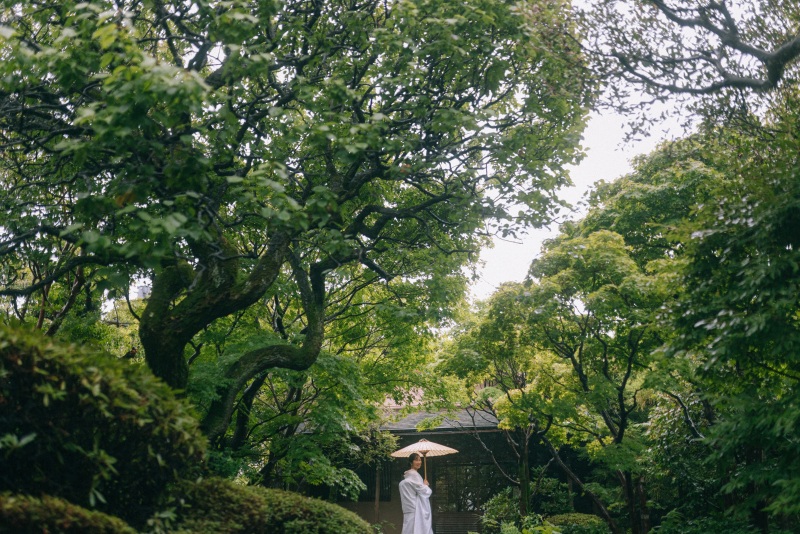 【和装が映えるスポットでの撮影♪】目白庭園ロケーションフォトプラン◆全150カットデータ+ヘアメイク＆セット付