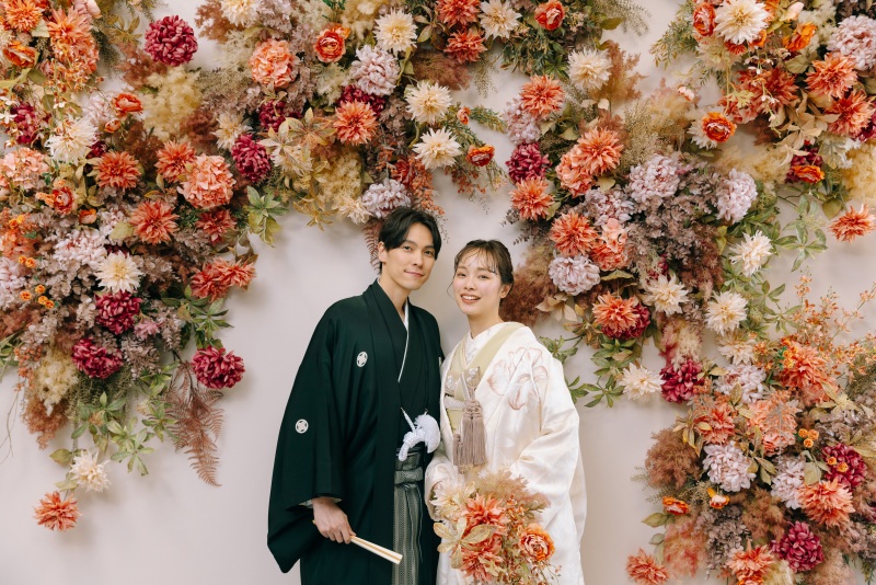 【2月末までの撮影限定！】和装スタジオ撮影プラン◆屋内庭園スタジオでの撮影が叶う。全カットデータ+ヘアメイク+和装小物付