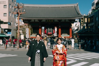 【和装にぴったり♪】浅草・和装ロケーションフォトプラン◆全150カットデータ+ヘアメイク＆セット付