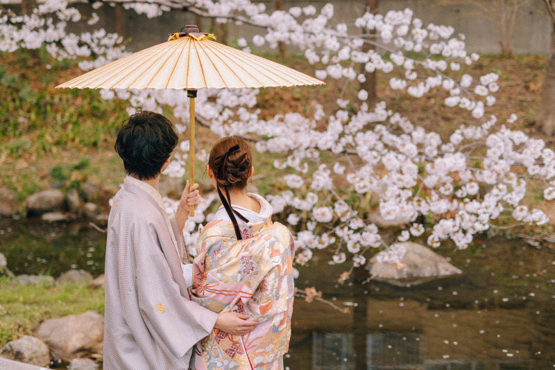 【受付開始！◆159,500円】桜・和装ロケーションプラン★桜前撮りがお得に叶うプラン♪