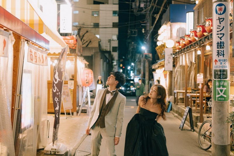 【おしゃれな雰囲気のナイトロケーション♪】新宿周辺ドレスロケーションプラン◆全カットデータ+ヘアメイク込み