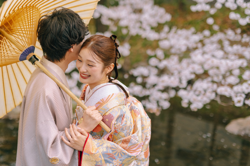 【受付開始！◆159,500円】桜・和装ロケーションプラン★桜前撮りがお得に叶うプラン♪