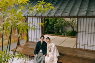 【2着目無料♪】白無垢も色打掛も !日本邸宅&庭園ブースで和装スタジオ撮影プランが登場♪全データ付