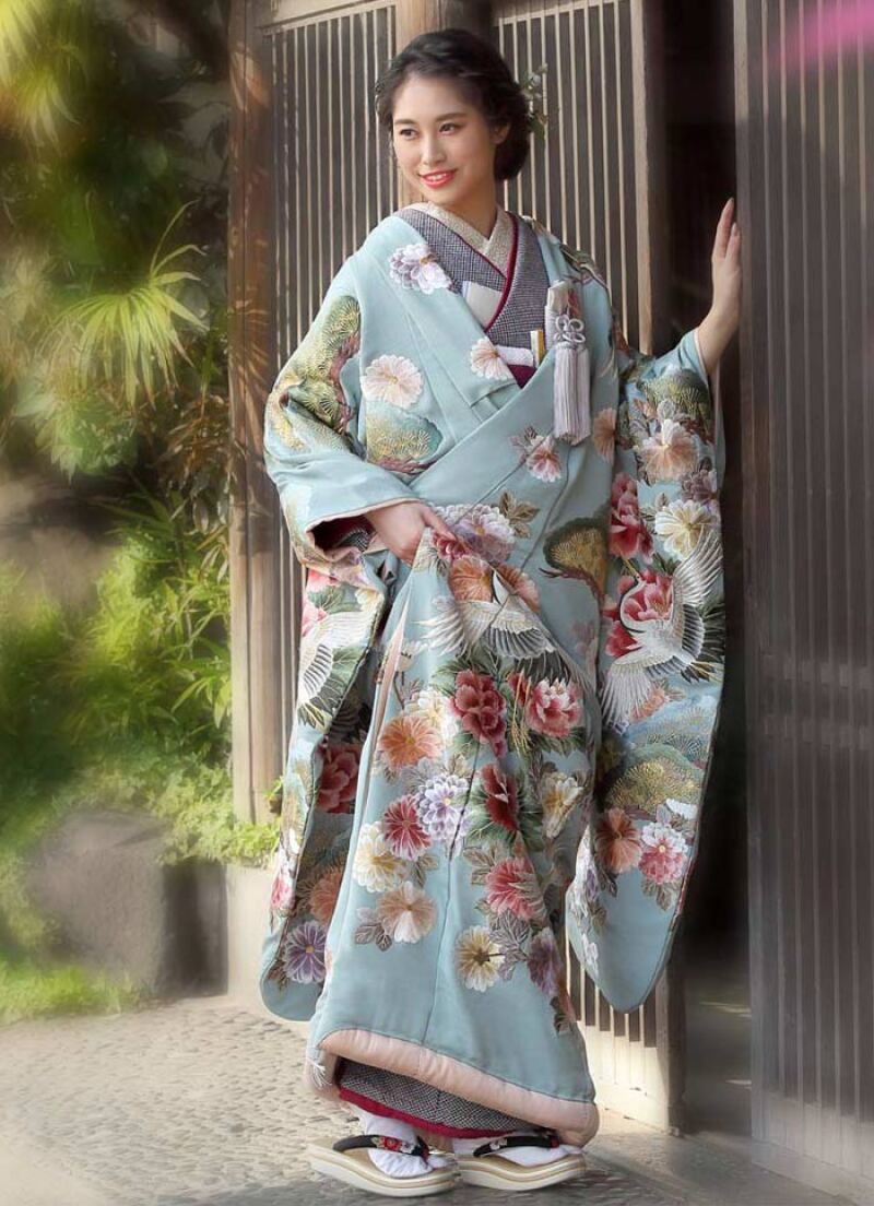 松鶴牡丹