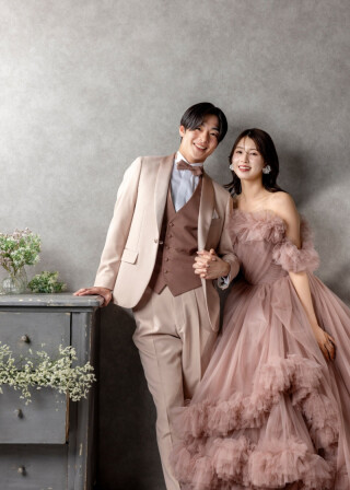 WEDDING PHOTO STUDIO Uni_スタジオ✖️カラードレス
