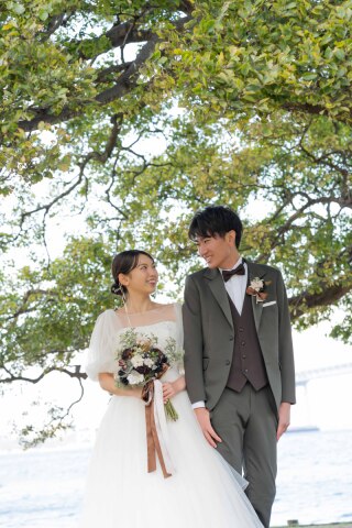 WEDDING PHOTO STUDIO Uni_ロケーション✖️ウエディングドレス