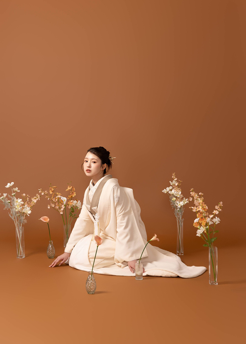 洗練された美しさがよりきわだつように撮影しました。