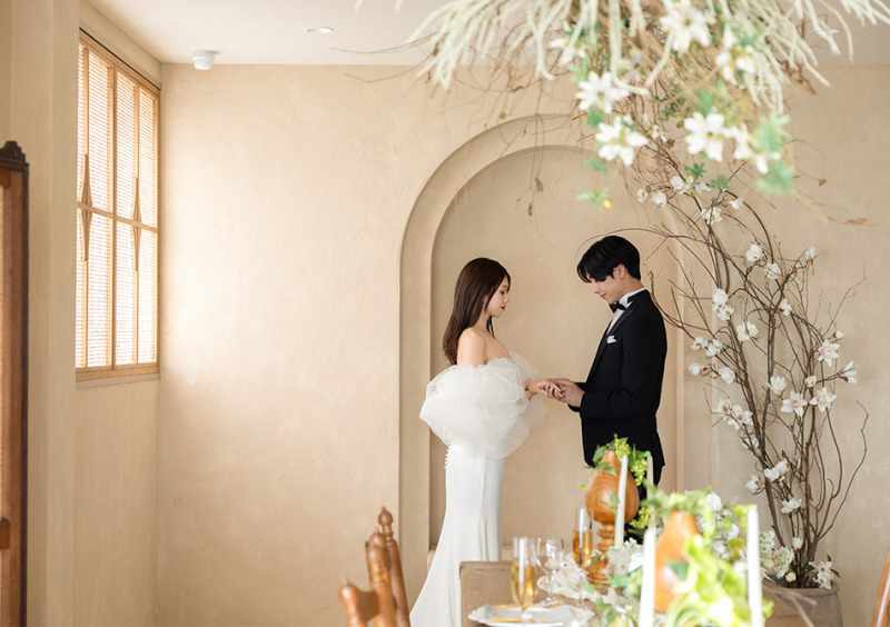 NEW！！【フォト＋会食】PLAN〈洋装1点・6名様〉　★衣裳を着たまま食事会