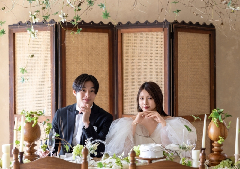 NEW！！【フォト＋会食】PLAN〈洋装1点・6名様〉　★衣裳を着たまま食事会