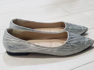 パンプス/シルバー