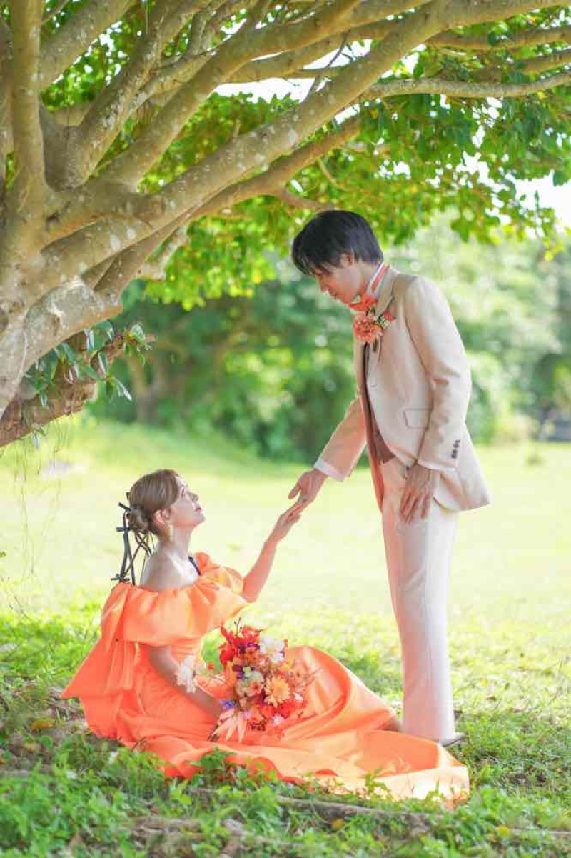 今日を締めくくる森の光。緑に包まれて！